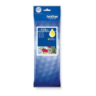 Brother LC528XLY Yellow Ink Cartridge Gelb