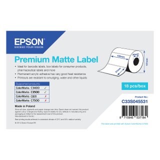 Epson Premium Matte Label