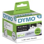 Dymo Adress-Etiketten gro 36 x 89 mm wei 1x 260 St.
