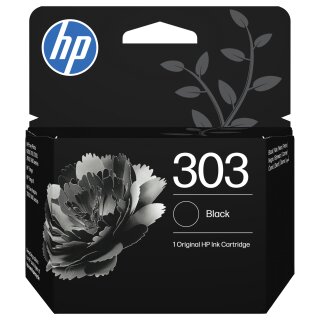 HP 303 Black Original Ink Cartridge Schwarz 200Seiten
