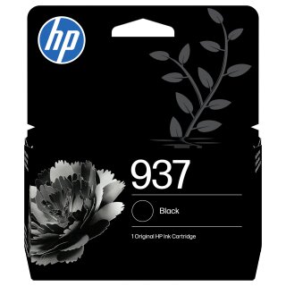 HP 937 Black Original Ink Cartridge Schwarz 1250Seiten
