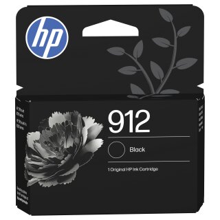 HP 912 Black Original Ink Cartridge Schwarz 6,5ml 250Seiten