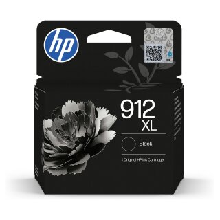 HP 912XL High Yield Black Original Ink Cartridge Schwarz 18ml 720Seiten