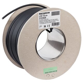 KATH Koaxialkabel 100m LCD 115 A+/100 Ring halogenfrei schwarz