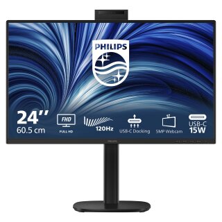 60,5 cm (23.8") 1920 x 1080 Pixel Philips 24B2U3301H/00 16:9 Full HD IPS 4 ms 120 Hz DisplayPort HDMI USB-Hub Pivot Height VESA Speaker