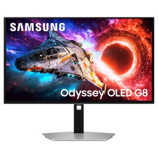 68,6 cm (27") 3840 x 2160 Pixel SAMSUNG LS27HG800SUXEN 16:9 4K Ultra HD OLED 0,03 ms 240 Hz HDR DisplayPort HDMI USB-Hub Pivot Height VESA