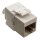 ROLINE Cat.6A (Class EA) Keystone, ungeschirmt, werkzeuglos, SLIM, extra kurz, wei
