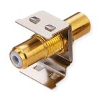ROLINE RCA-Keystone-Kupplung, Metall, wei