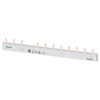 Siemens Stiftsammelschiene 10qmm 5ST3624 Anschl. 3Ph./N+8xPhase berhrungssicher