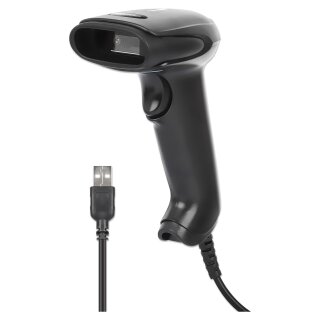 MANHATTAN 2D LED Barcodescanner 320mm 1,4m USB-Kabel schwarz