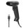 MANHATTAN 2D LED Barcodescanner 320mm 1,4m USB-Kabel schwarz