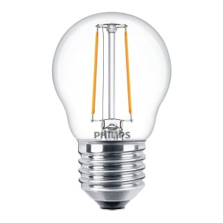 Philips Classic LED FilamentTropfenlampe 250lm 2W 2700K E27