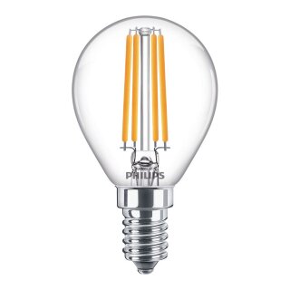 PHI CorePro LEDLusterND6.5-60W P45 E14 827 CLG LED Tropfenlampe