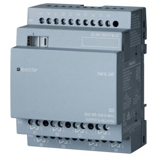 Siemens 6ED10551NB100BA2 LOGO! DM16 24R Erw.-Mod. 4TE 8DE/8DA LOGO!8