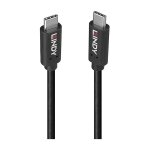 LINDY 0,5m USB 3.2 Typ C Kabel 20Gbit/s 100W PD GRS