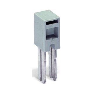 WAGO 285-435 Brcker,isoliert,grau