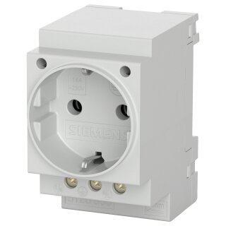 Siemens Schuko-Steckdose 16A 5TE6800 n.DIN VDE0620 f.Verteilereinbau
