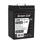 Green Cell Cube AGM VRLA IP54 6V 4Ah maintenance-free...