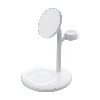 Greencell MagScape Charger 3-in-1 MagSafe Charging Station for iPhone, Apple Watch, AirPods, Smartwa