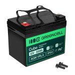 Green Cell Cube AGM VRLA IP54 12V 33Ah maintenance-free...