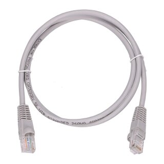 Extralink Kat.5e UTP 1m | LAN Patchcord | Copper twisted pair