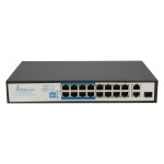 Extralink VIRTUS V3 | PoE Switch | 16x 100Mb/s PoE/PoE+,...