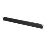 Extralink 1U 19" Frontplatte, Schwarz