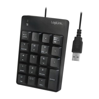 LogiLink ID0184 Numerische Tastatur Notebook Schwarz