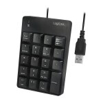 LogiLink ID0184 Numerische Tastatur Notebook Schwarz