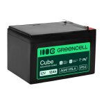 Green Cell AGM VRLA 12V 12Ah maintenance-free battery for...