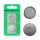 Green Cell X2CR2032 2x Lithium Coin Battery CR2032 3V 220mAh