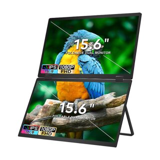 Extralink Smart Life T01 15.6" | Tragbare Monitore für den Laptop | 2 Monitore, IPS