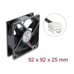 Axiallüfter 48 V DC, 92 x 92 x 25 mm mit 4 Pin PWM...