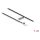 Delock Temperaturfühler-Kabel M4 mit 2 x offenen Kabelenden XLPE flach B25/85 3977K 1 m