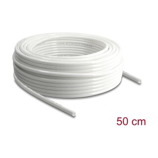 Pneumatikschlauch 10 x 6,5 mm 50 m Rolle weiß