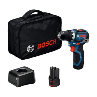 Powertools Akku-Bohrschrauber GSR 12V-32 Professional, 12Volt (blau/schwarz, 2x Li-Ionen Akku 2,0Ah, Werkzeugtasche)