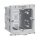 Hager Gerteeinbaudose 1fach GLT4001 Energie f.BR frontrastend f.Rahmenblende