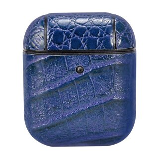 TERRATEC AirPods Case AirBox Crocodile Pattern Blue