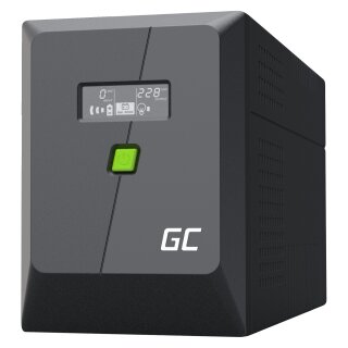 Green Cell Uninterruptible Power Supply UPS Greencell 1500VA 900W PowerProof with LCD display