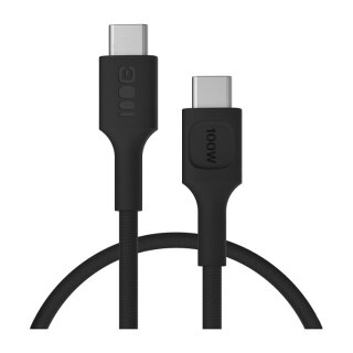 Green Cell USB-C cable 0.3m 100W Greencell PowerStream Fast Charging PD Panther Black