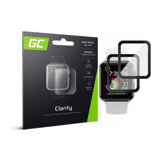 Green Cell 2x GC Clarity Screen Protector for Apple Watch 42mm