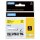 Dymo Rhino 6000+ Vinyl 24 mm x 5,5 m schwarz auf gelb