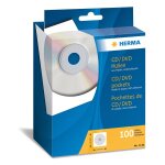 CD/DVD Hllen wei 124x124 100 Stck selbstklebend 1140