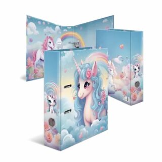 Ordner A4 Karton Happy Unicorns