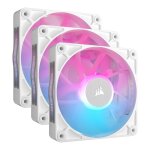 Corsair Fan 120x120x25 RX120 RGB ICUE Link White Triple