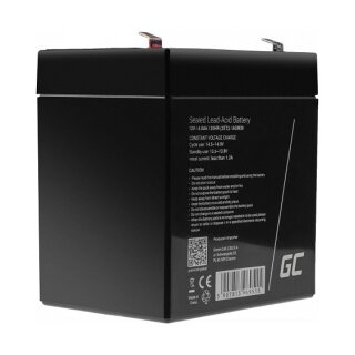 Greencell AGM Battery Lead Acid VRLA 12V 4Ah