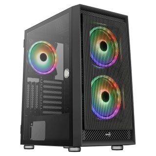 AeroCool Geh Midi Graphite black v3 MicroATX/ATX/MiniITX o.N
