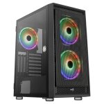 AeroCool Geh Midi Graphite black v3 MicroATX/ATX/MiniITX o.N