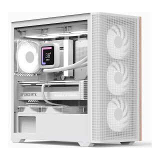 AeroCool Geh Mini D301A-G-WT-V2 (W/Wood/Micro-ATX)
