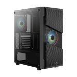 AeroCool Geh Midi Menace RGB/TG Black MicroATX/ATX/MiniITX